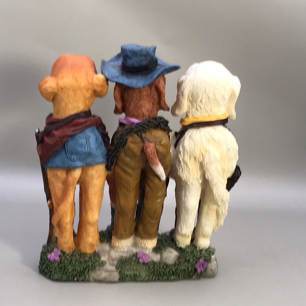 Resin Country Dogs Figurine - Picture 4 of 6